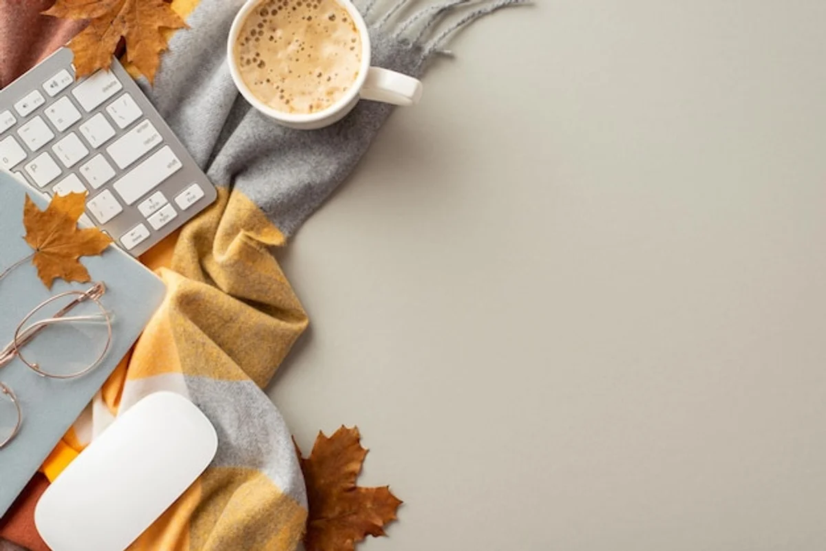 autumn office productivity inspiration