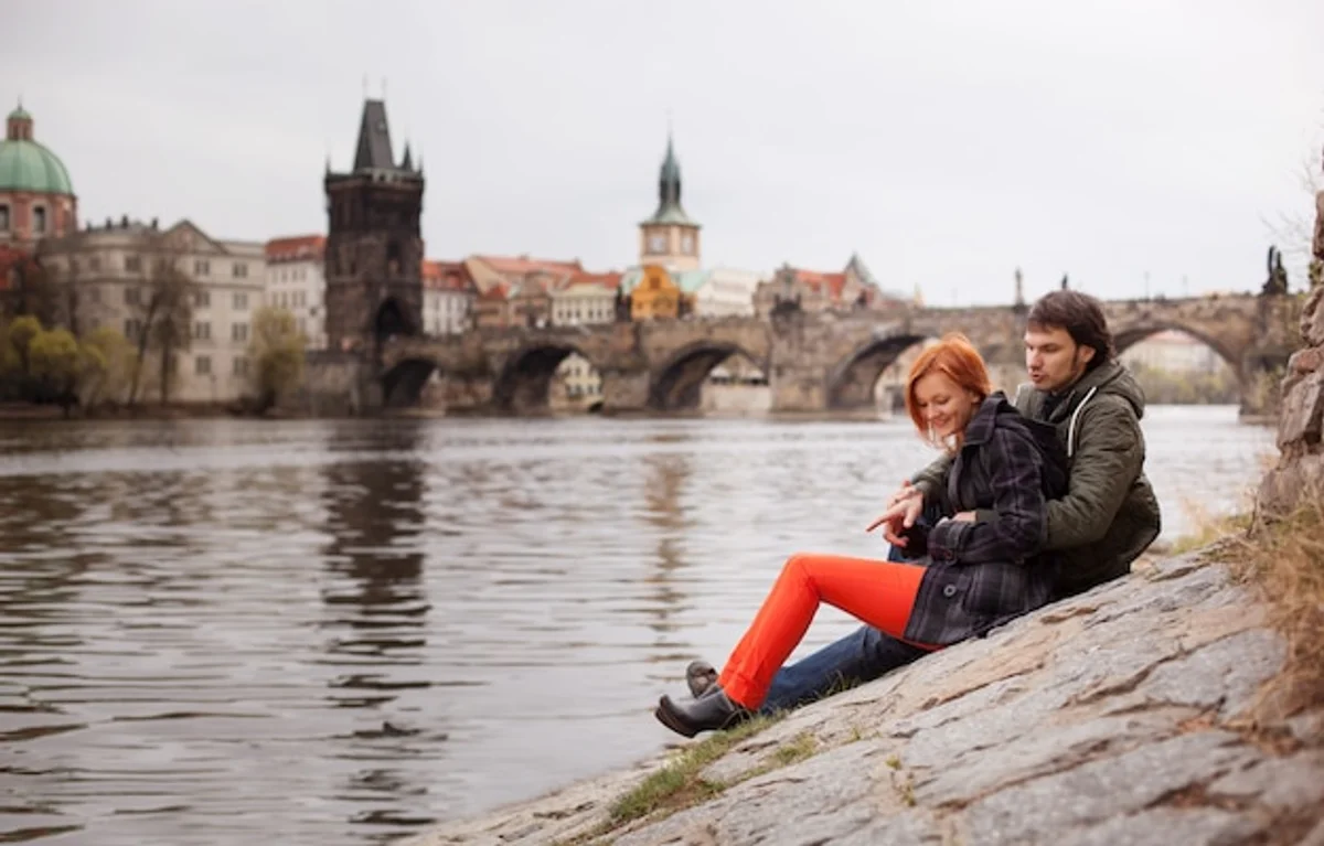 relaxing after work Czech home
