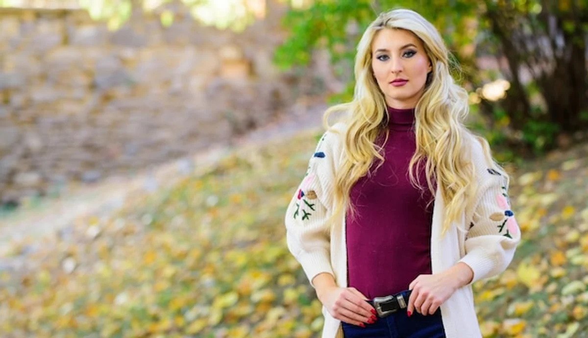 protect hair naturally in autumn outdoors woman