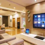 home wifi optimization modern apartment