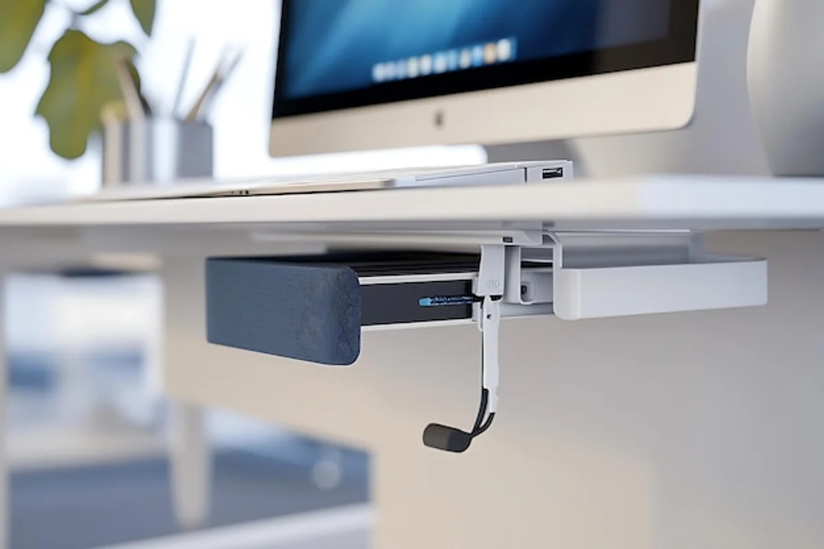 cable management home office workspace tidy desk