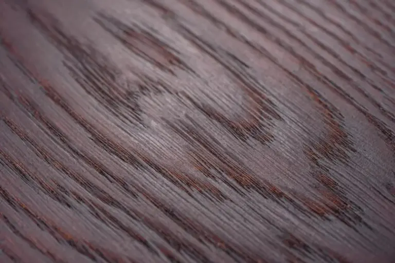close up walnut fixing wood scratch