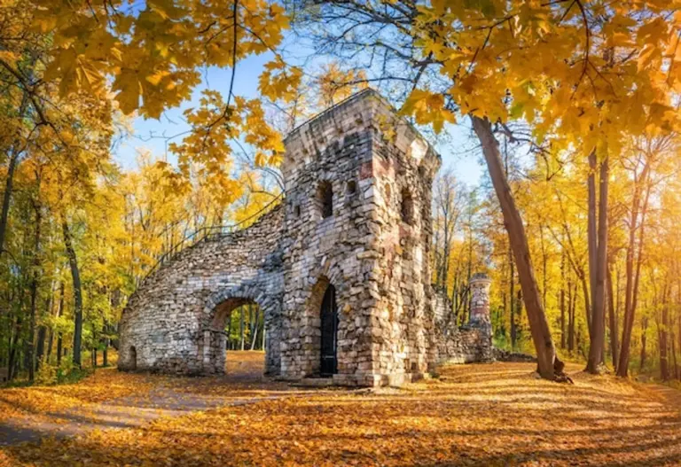 autumn garden Czech Republic creative natural decorations
