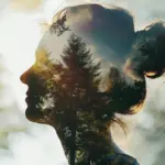 autumn walk glowing skin psychology