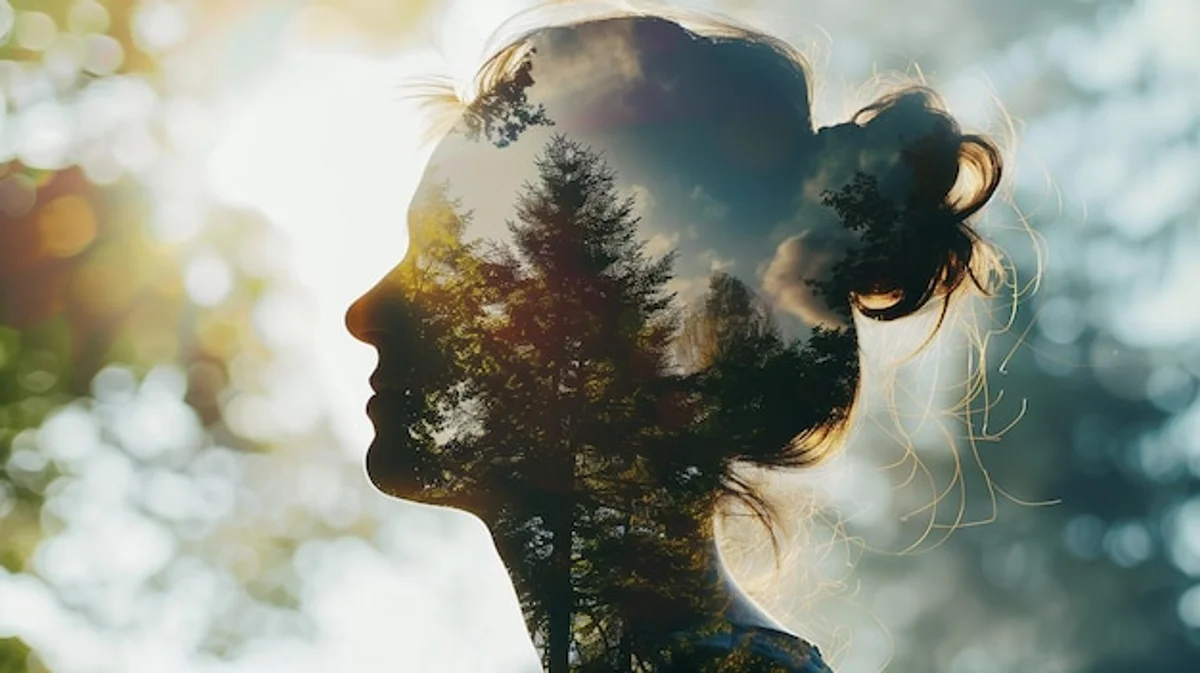 autumn walk glowing skin psychology