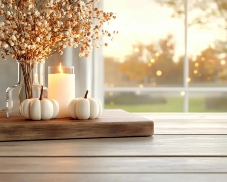 homemade autumn candles cozy atmosphere