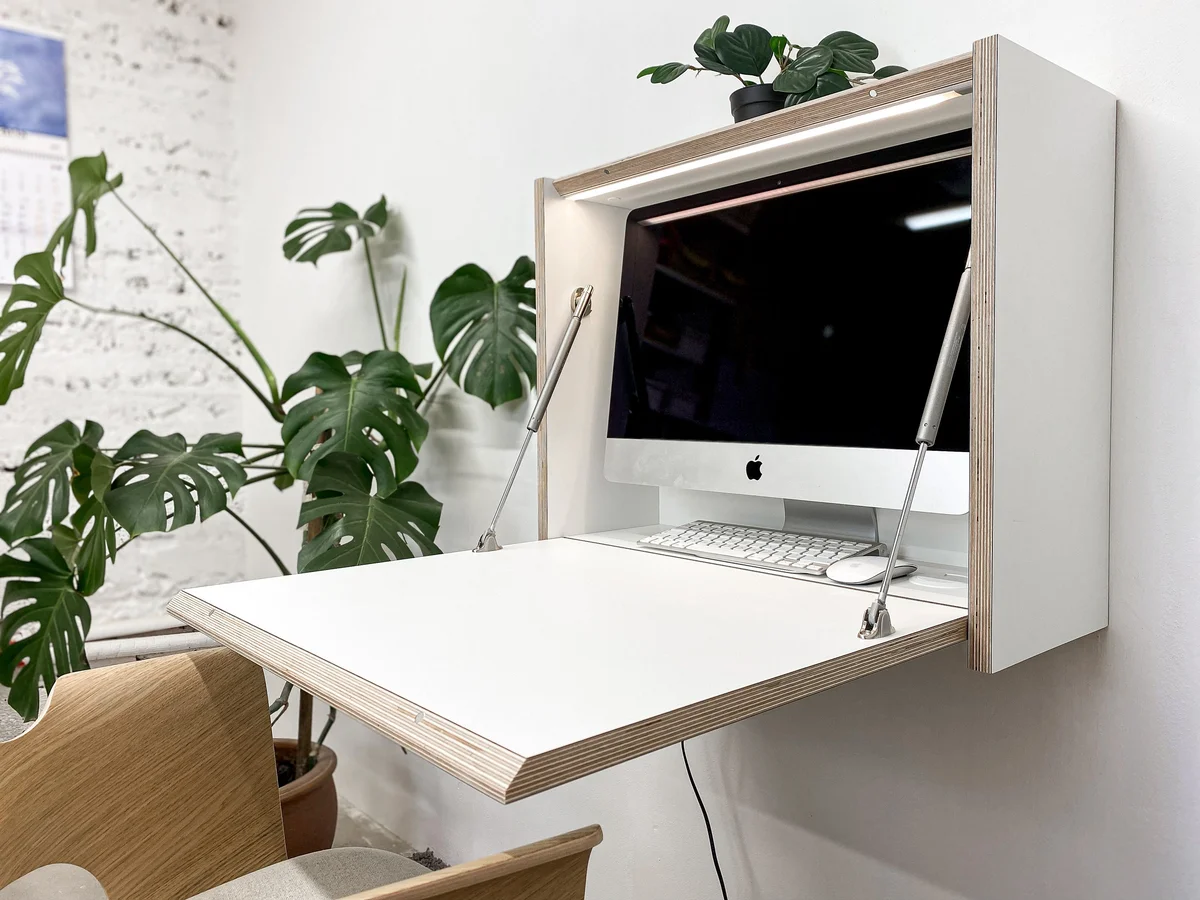 folding desk for hobbies in small living space czech