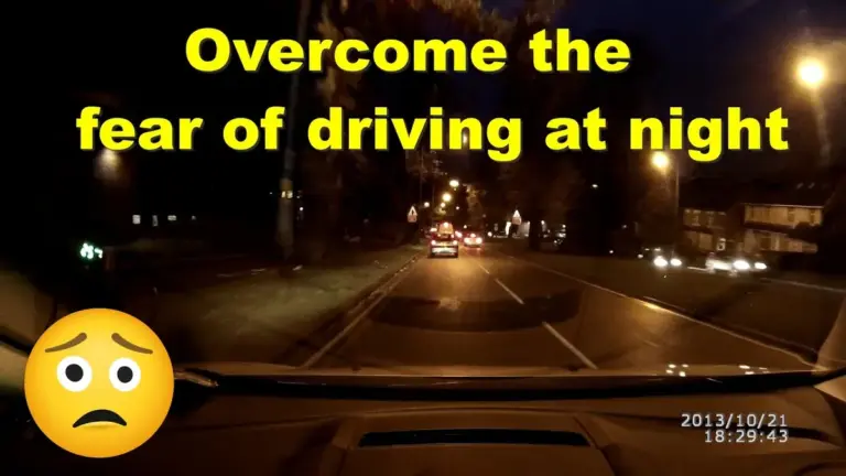 night driving anxiety Czech highway