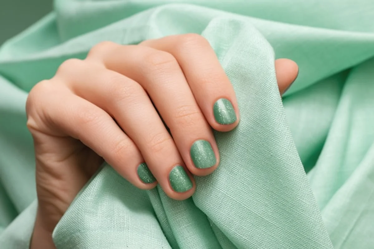 autumn natural nail care czech woman hands