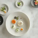 gourmet small portion minimalism dining