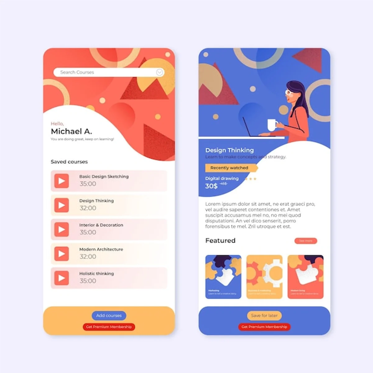 simple digital painting tutorial app interface modern
