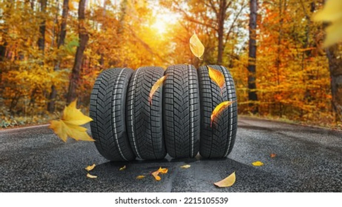 car tire change october autumn czech