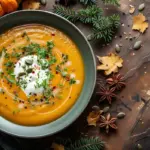 fast homemade pumpkin soup autumn cozy cooking