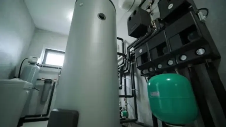 modern energy saving home heating Czech Republic autumn