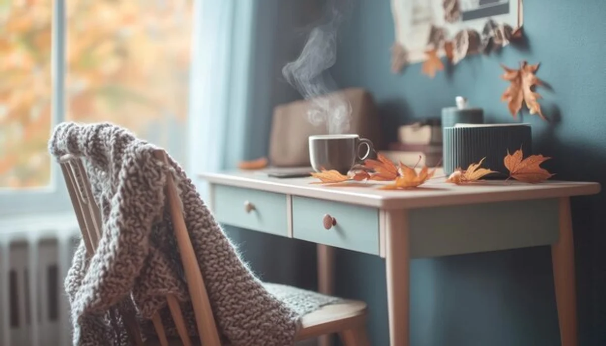autumn creative workspace inspiration