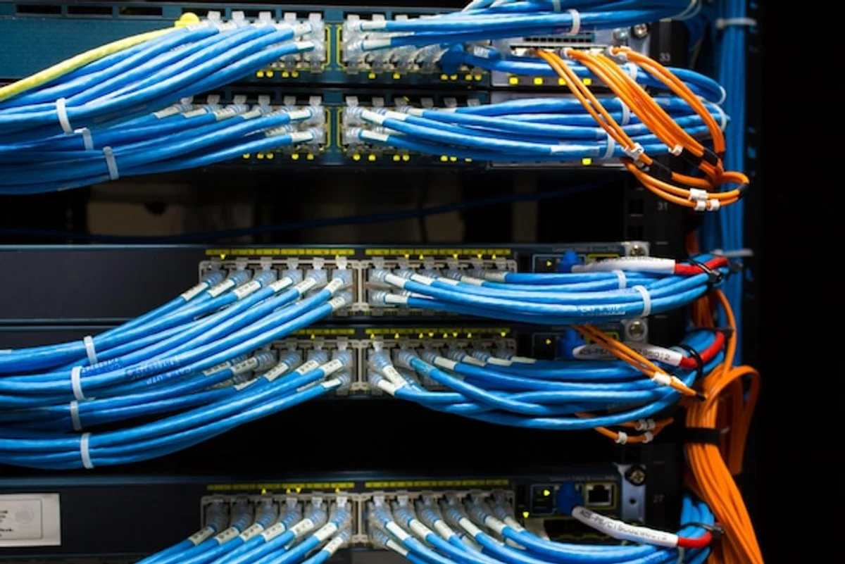 home network cable organization
