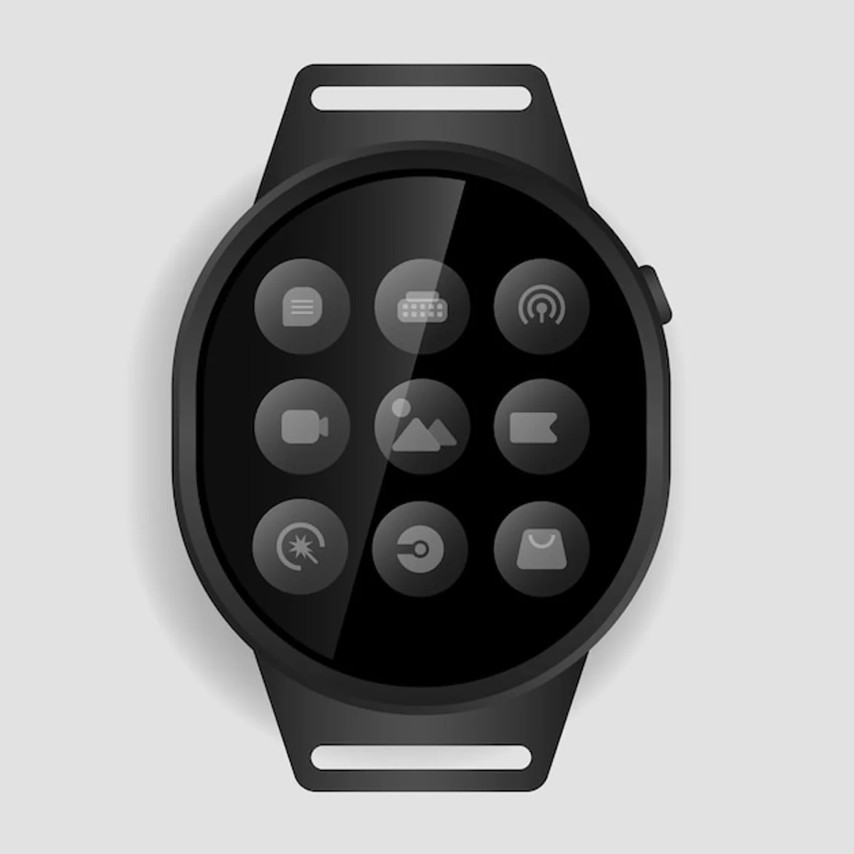 dark mode smartwatch with long battery life