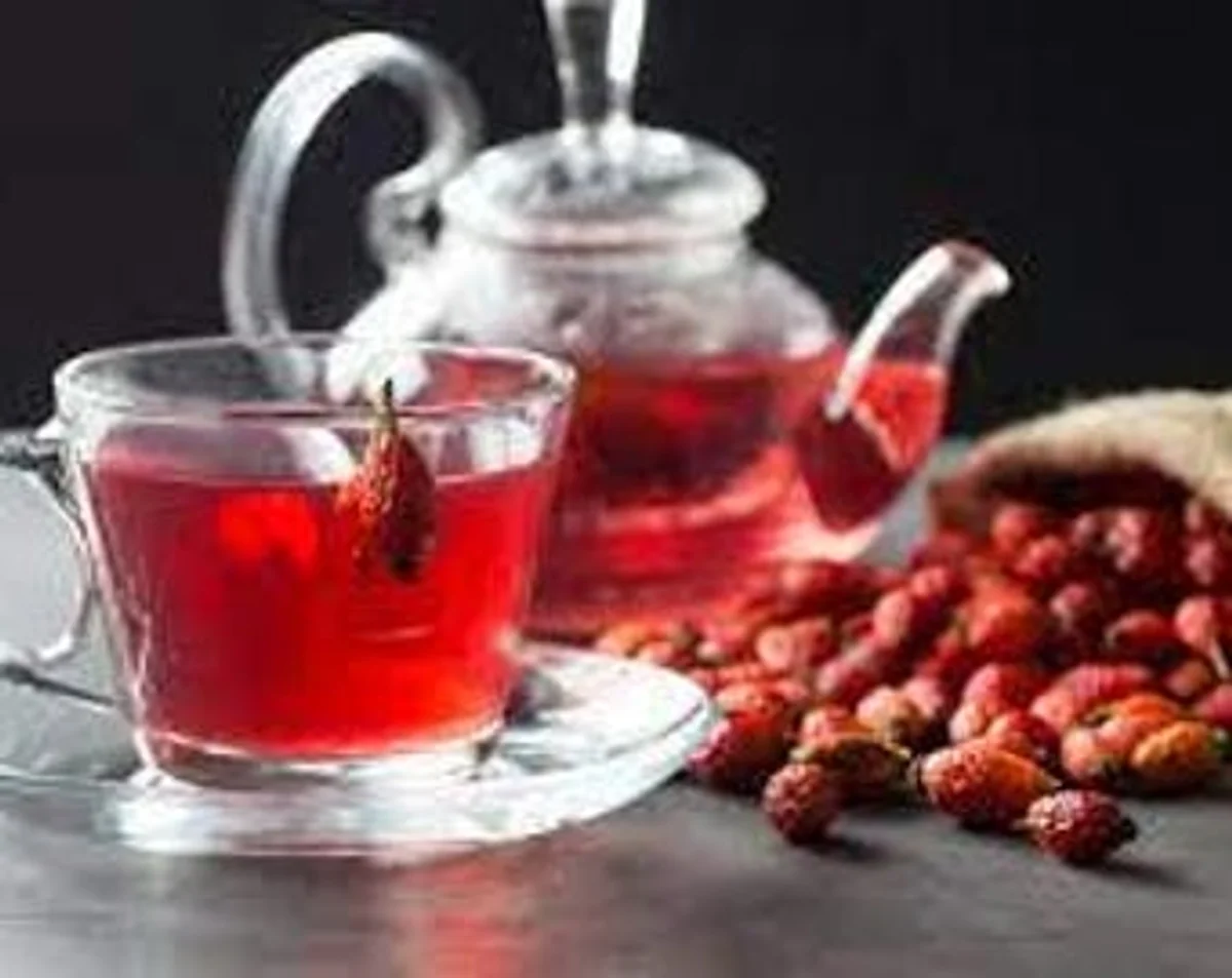 rosehip tea cup hair care czech autumn