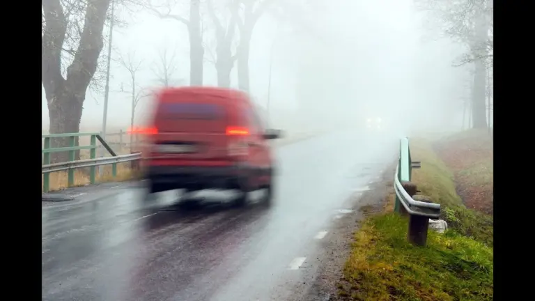 driving in rain and fog safety czech driver