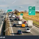 Czech traffic jam stress city road