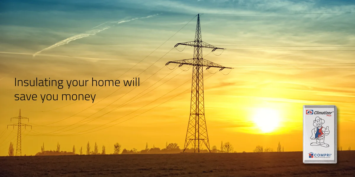 family saving energy in winter home czech
