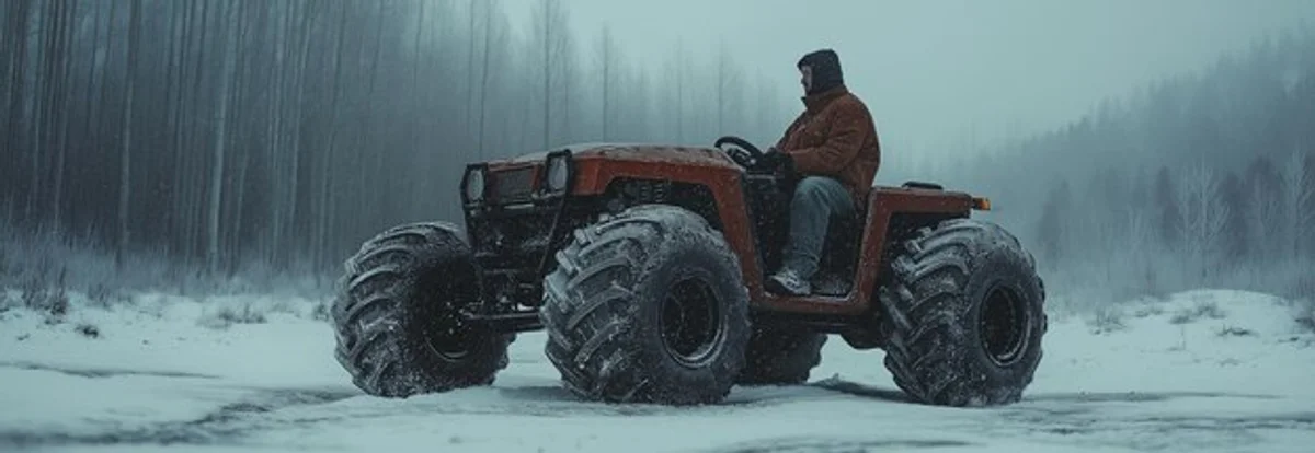 Czech winter tires close-up road safety