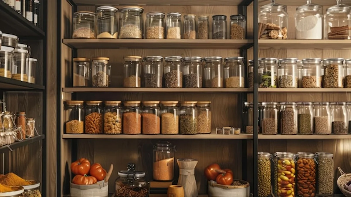 organized pantry autumn kitchen storage