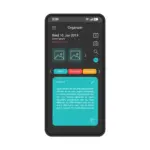 modern european time management app user interface