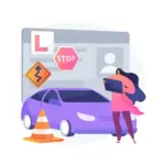 modern car navigation app interior Czech driver