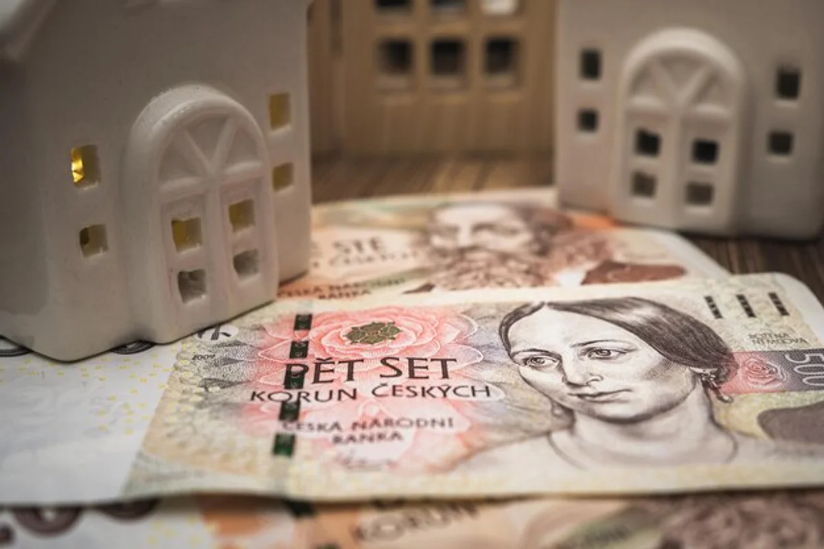 piggy bank czech koruna home interior