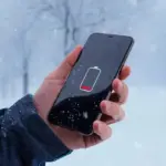 cold weather smartphone battery