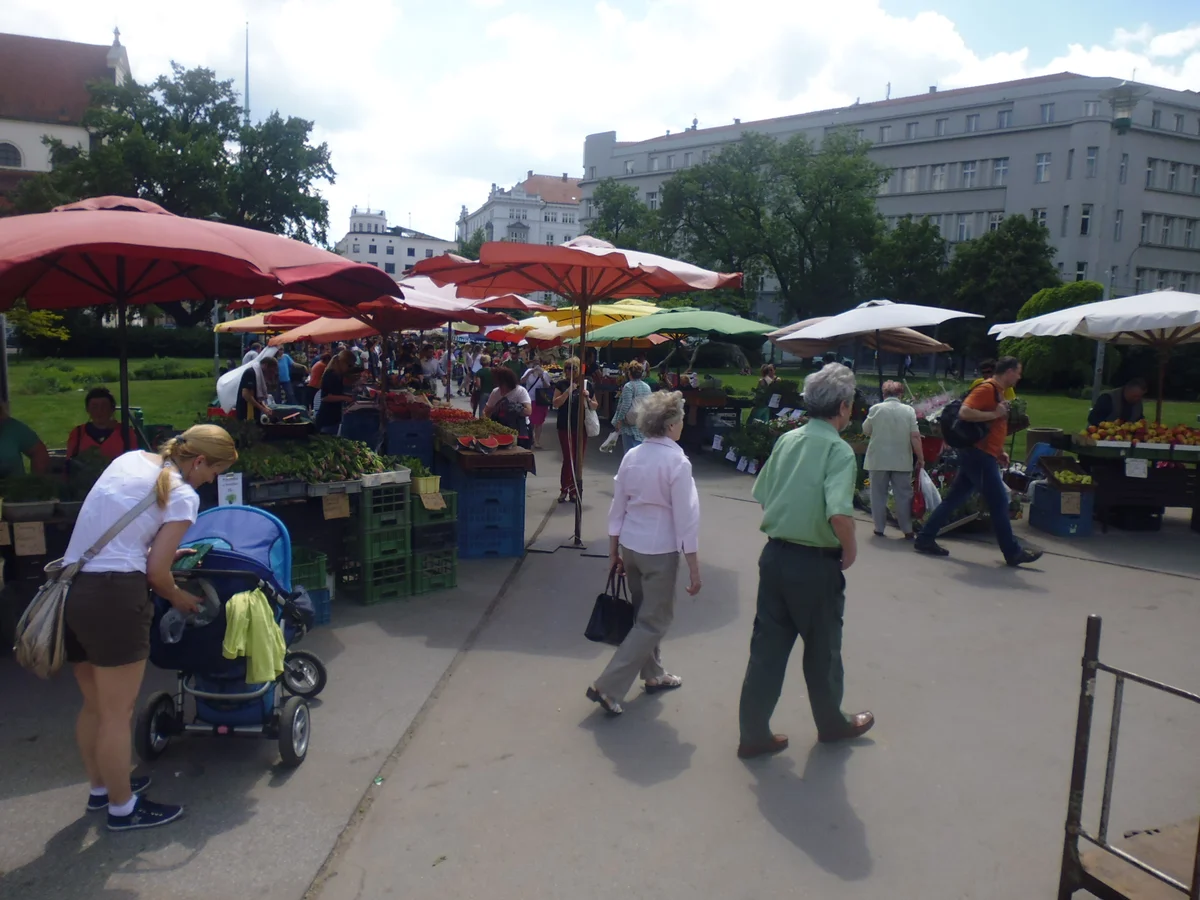 brno farmers market european food