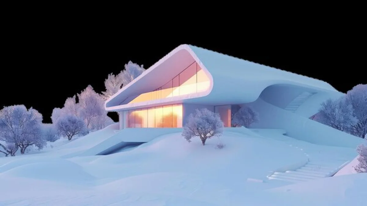 reflective planning relaxing winter home