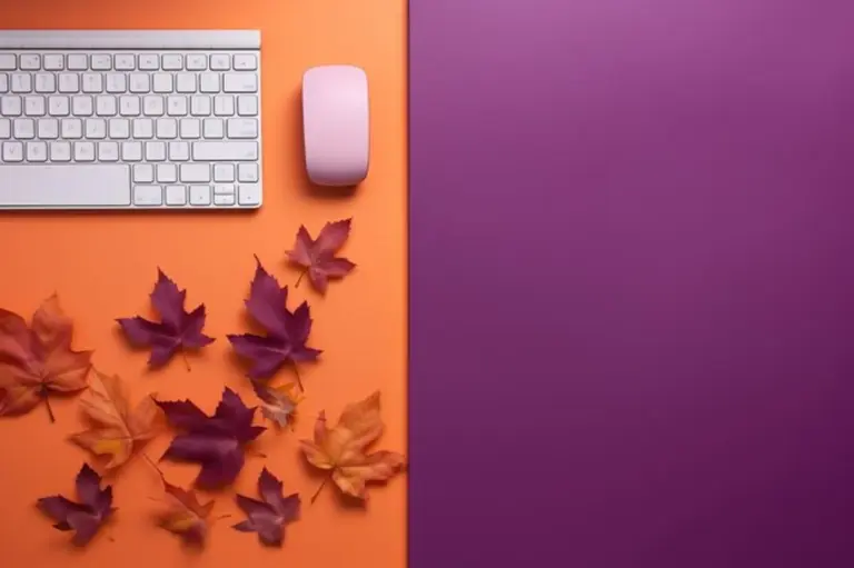 autumn productivity workspace motivation