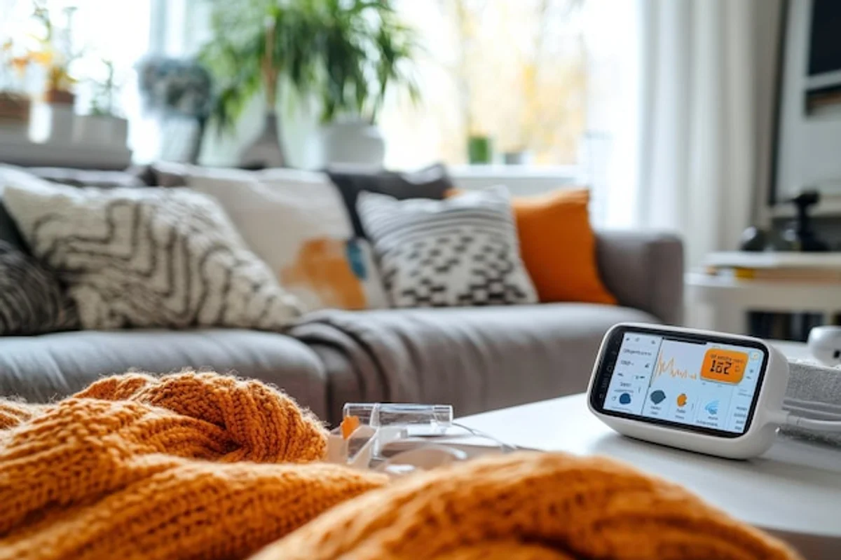 indoor drying blanket apartment living modern real life