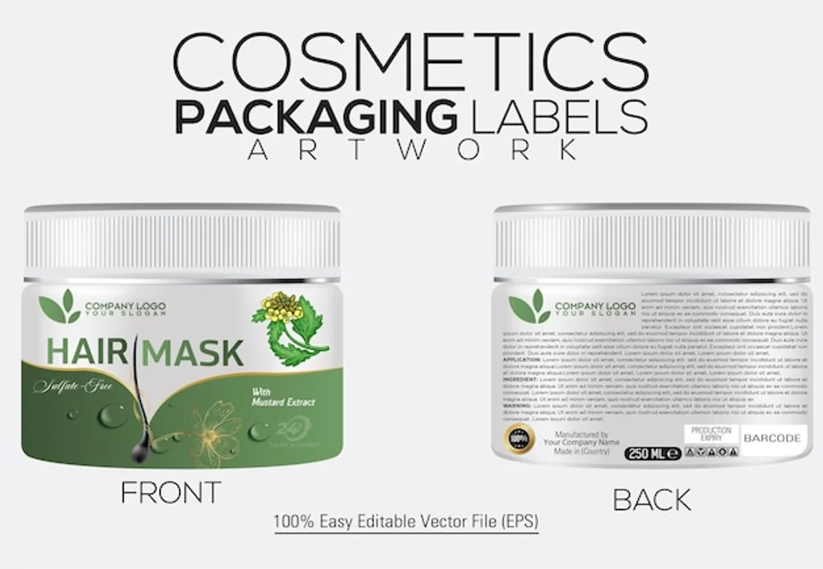 Natural herbal rinse for shiny hair