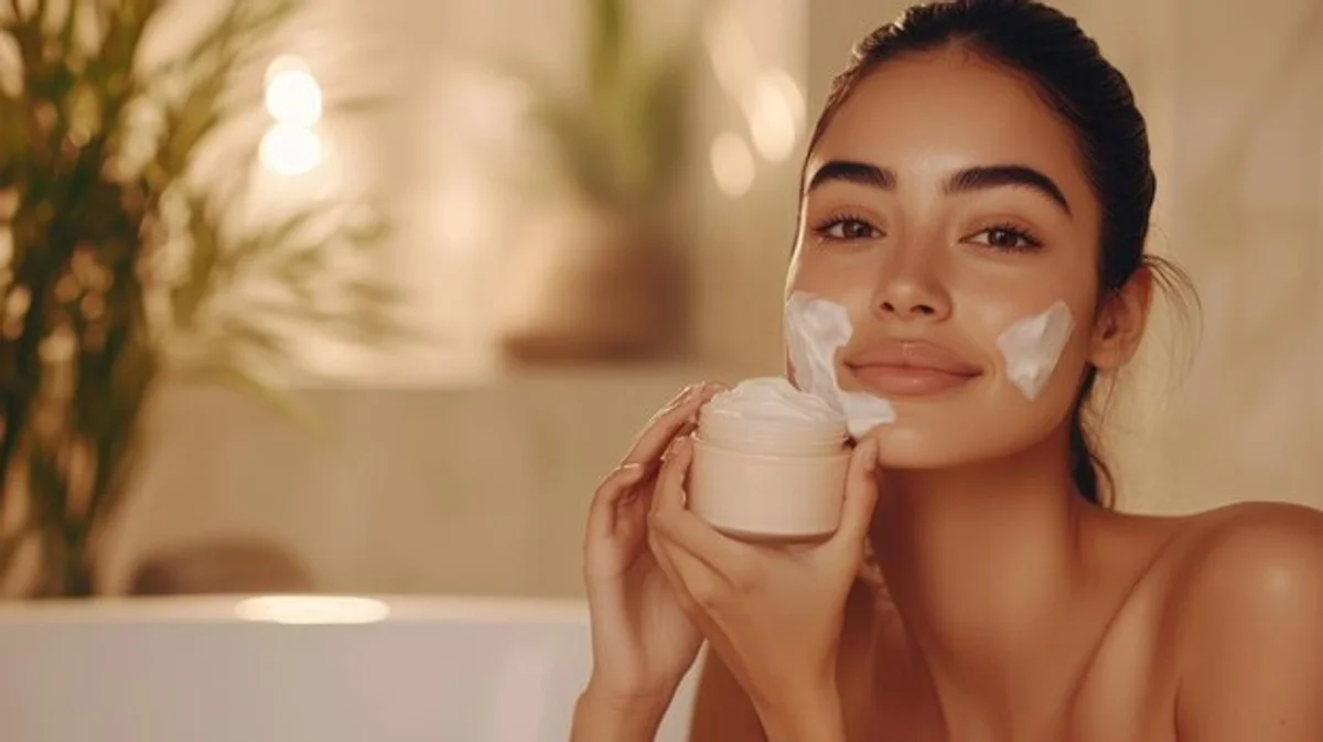 calm morning ritual skincare relaxation