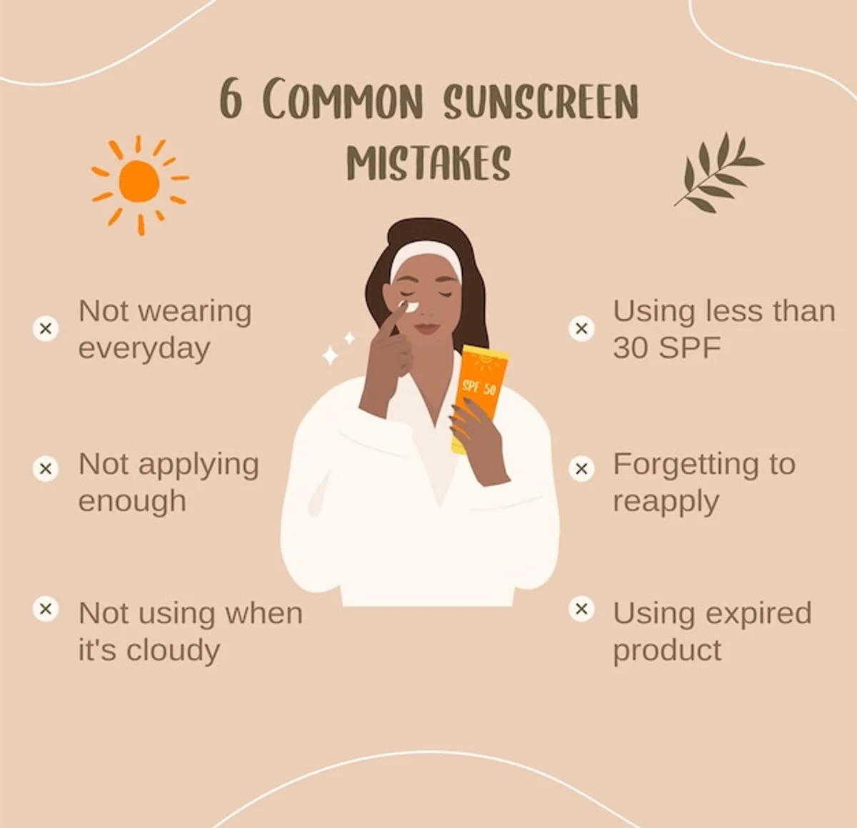 common skin care mistakes
