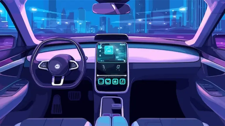 futuristic car safety 2025 interior