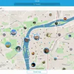 Prague offline navigation app city street user