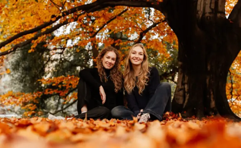 cozy autumn socializing Czech republic