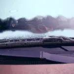 rain protection for car tires close-up europe