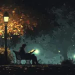 autumn loneliness cozy evening adult