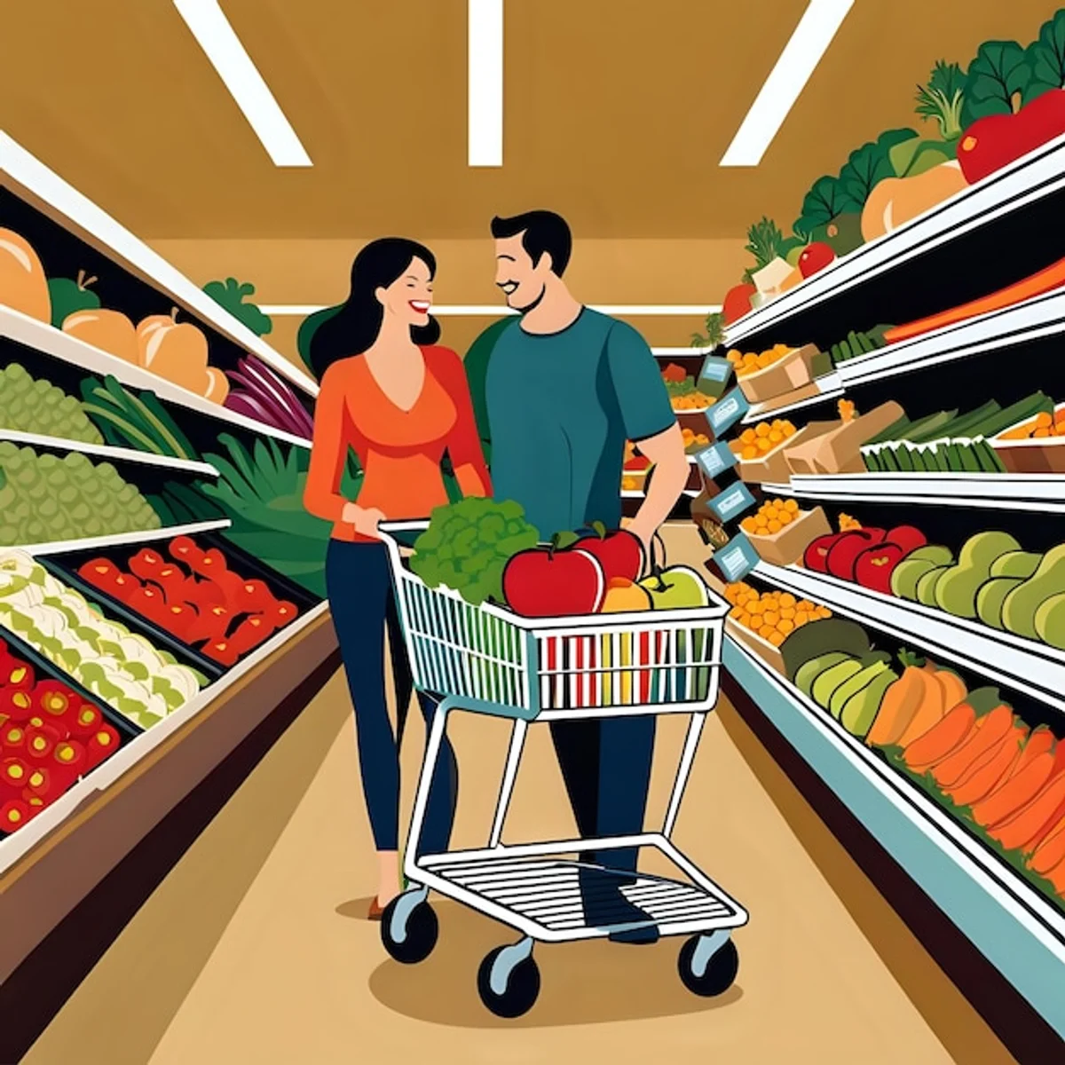 meal planning app family supermarket list