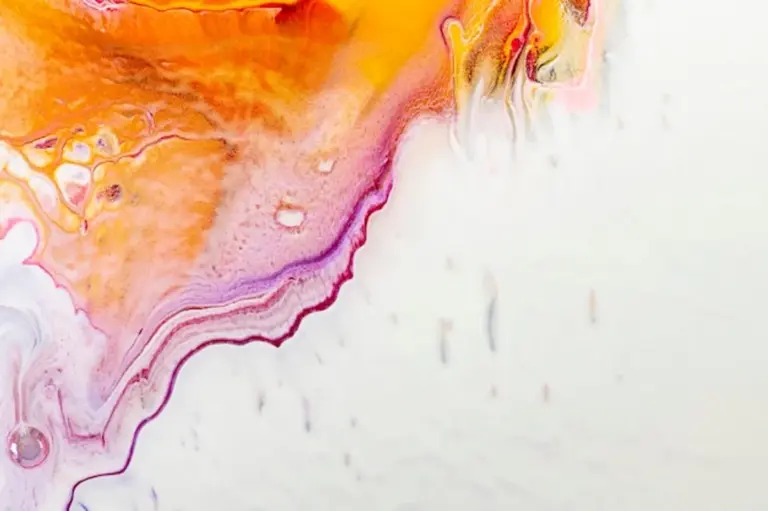 DIY abstract painting without paint or brushes