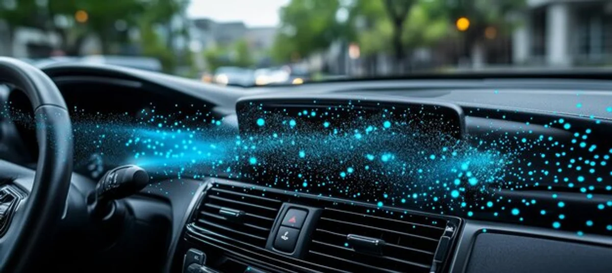 Inside car summer air conditioning driving fuel efficiency