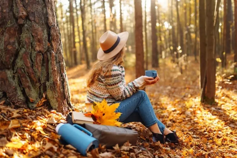 autumn herbs for glowing skin Czech nature