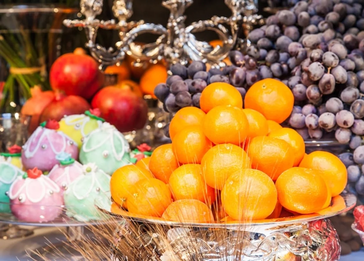seasonal Czech fruits and vegetables at the market