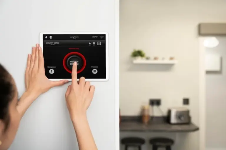 modern smart thermostat user interface Czech home