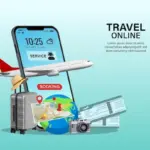 modern travel planning app Europe autumn phone